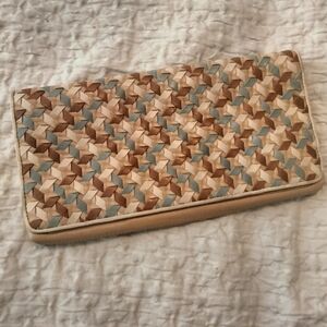 Eileen West Leather Clutch/Purse